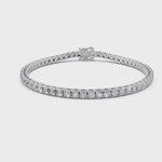 Silene Tennis Armband mit Labordiamanten in Weißgold von RYIA Fine Jewelry