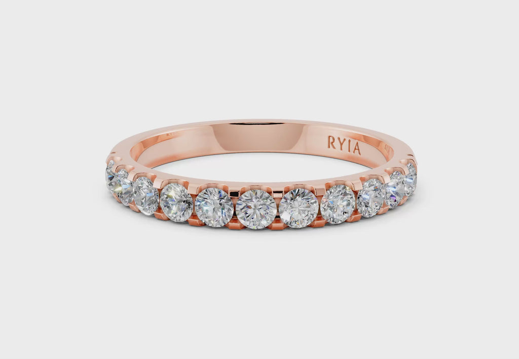 Rose Memoire Ring Rosegold mit Labordiamanten von RYIA Fine Jewelry