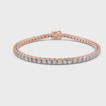 Silene Tennis Armband mit Labordiamanten in Rosegold von RYIA Fine Jewelry