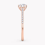 Water Lily Floral Engagement Ring